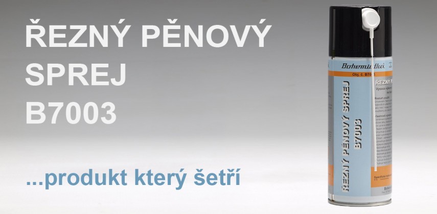 Řezný pěnový sprej - produkt, který šetří